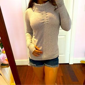 Lululemon Double sided jacket / turtle neck grey/pink